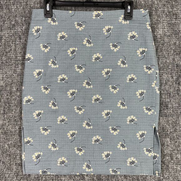 LOFT Dresses & Skirts - LOFT Gray Floral Pencil Skirt